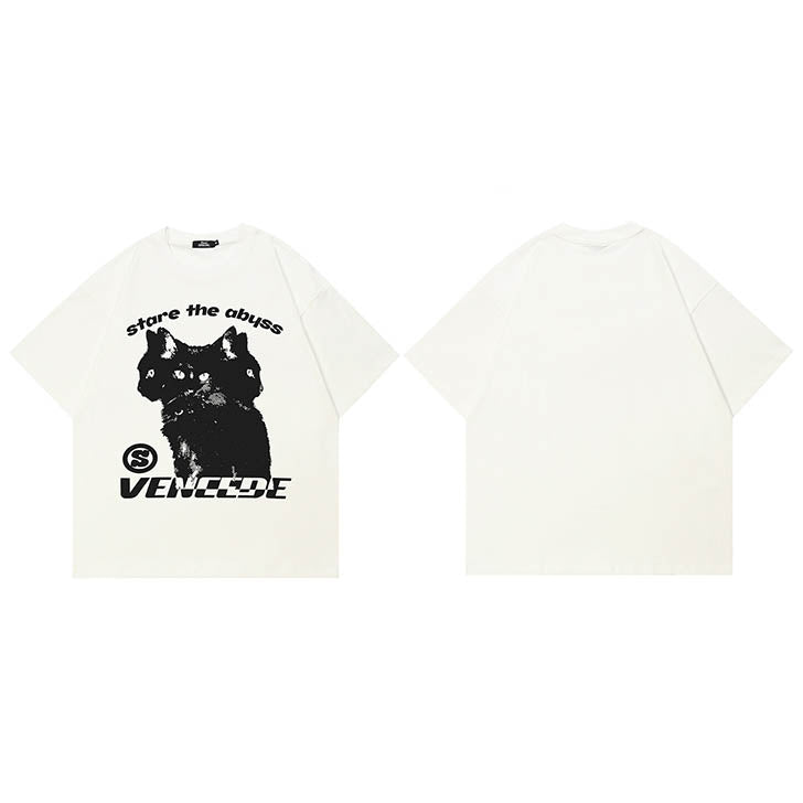 Y2K Black T Shirt Casual