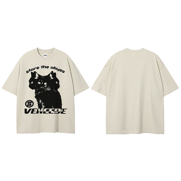 Y2K Black T Shirt Casual