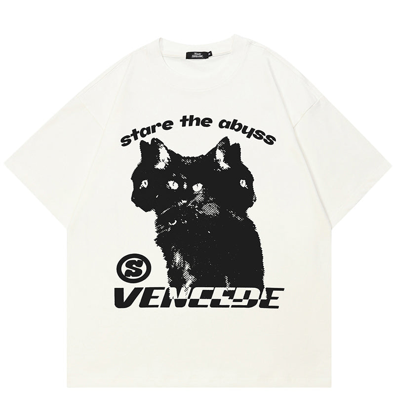 Y2K Black T Shirt Casual