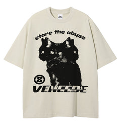 Y2K Black T Shirt Casual