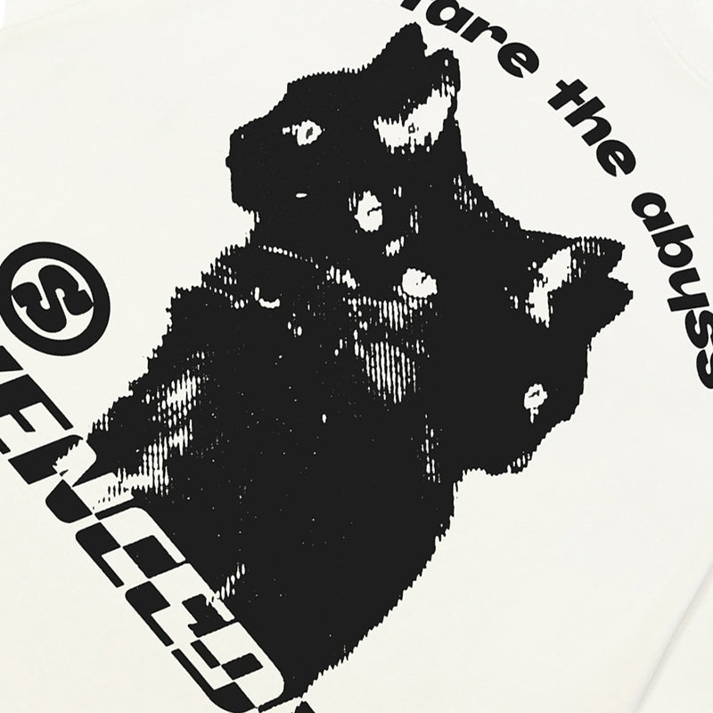 Y2K Black T Shirt Casual