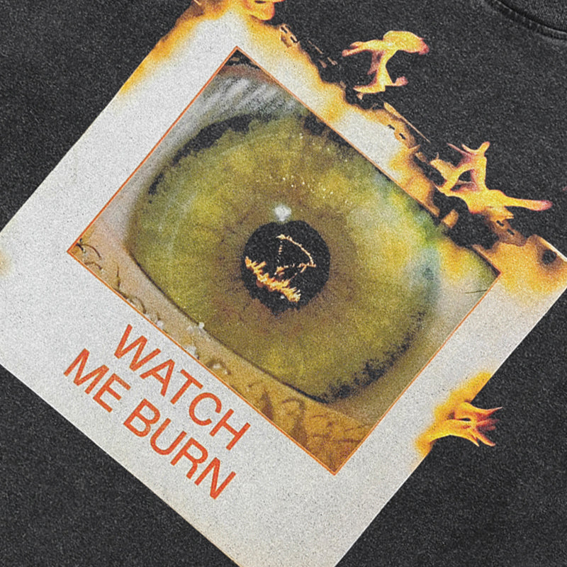 Y2K Burn Eye Graphic T Shirt