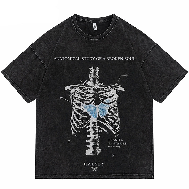 Y2K Butterfly Graphic T Shirts