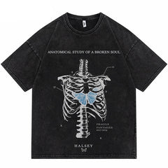 Y2K Butterfly Graphic T Shirts