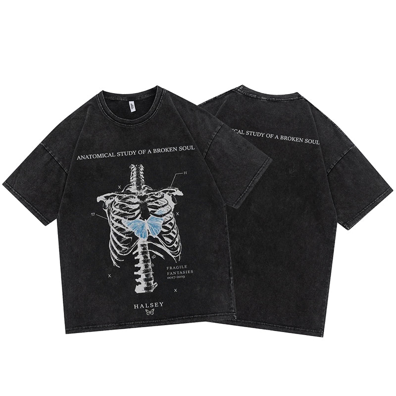 Y2K Butterfly Graphic T Shirts