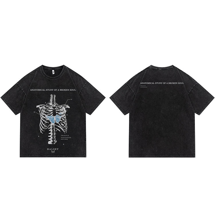 Y2K Butterfly Graphic T Shirts