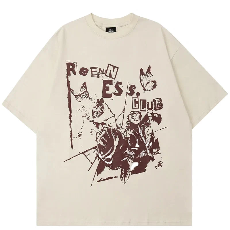 Y2K Casual Graphic T Shirt