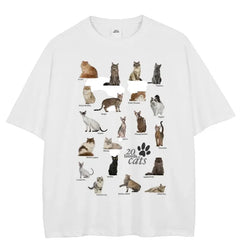 Y2K Cats Graphic T Shirt