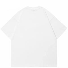 Y2K Crow Skull Graphic T Shirt