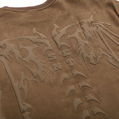 Y2K Devil Wings Skeleton Graphic T-Shirt