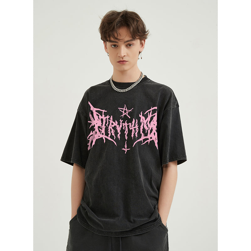 Y2K Gothic Black T-Shirt