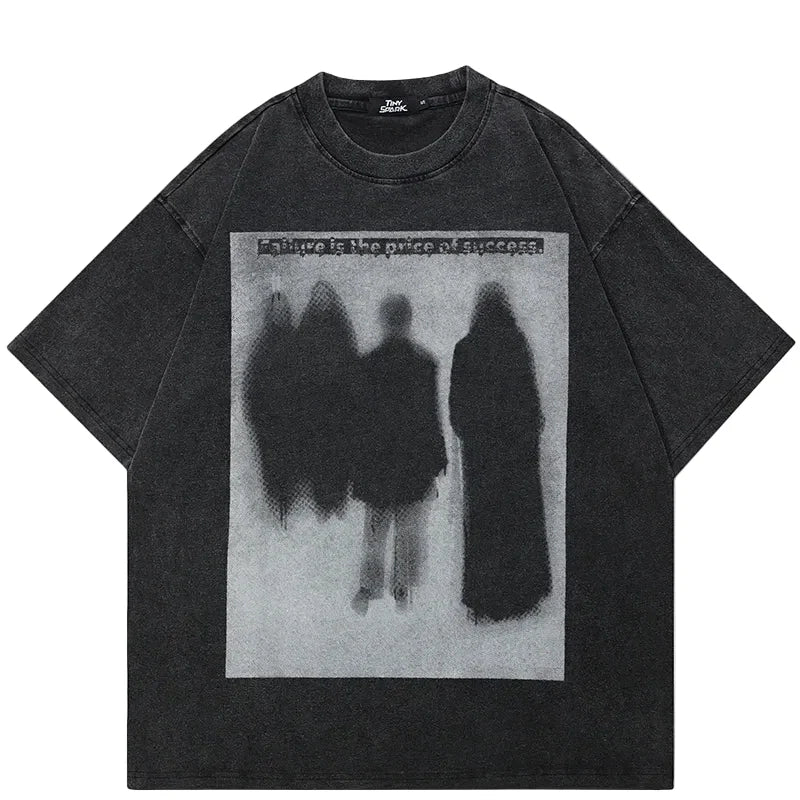Y2K Graphic T Shirt Black