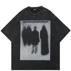 Y2K Graphic T Shirt Black