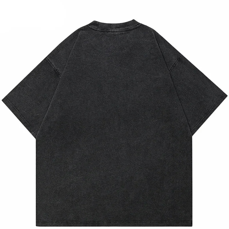 Y2K Graphic T Shirt Black