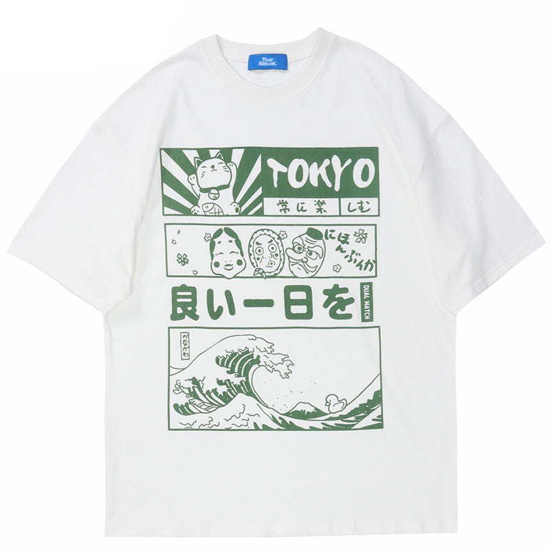 Y2K Print Shirt Cotton