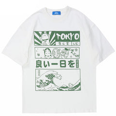 Y2K Print Shirt Cotton