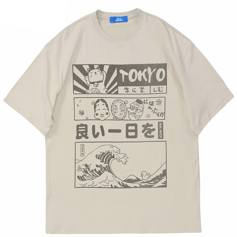 Y2K Print Shirt Cotton
