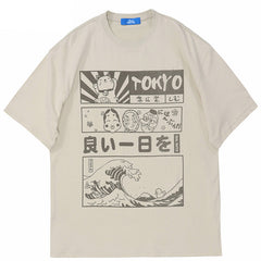 Y2K Print Shirt Cotton