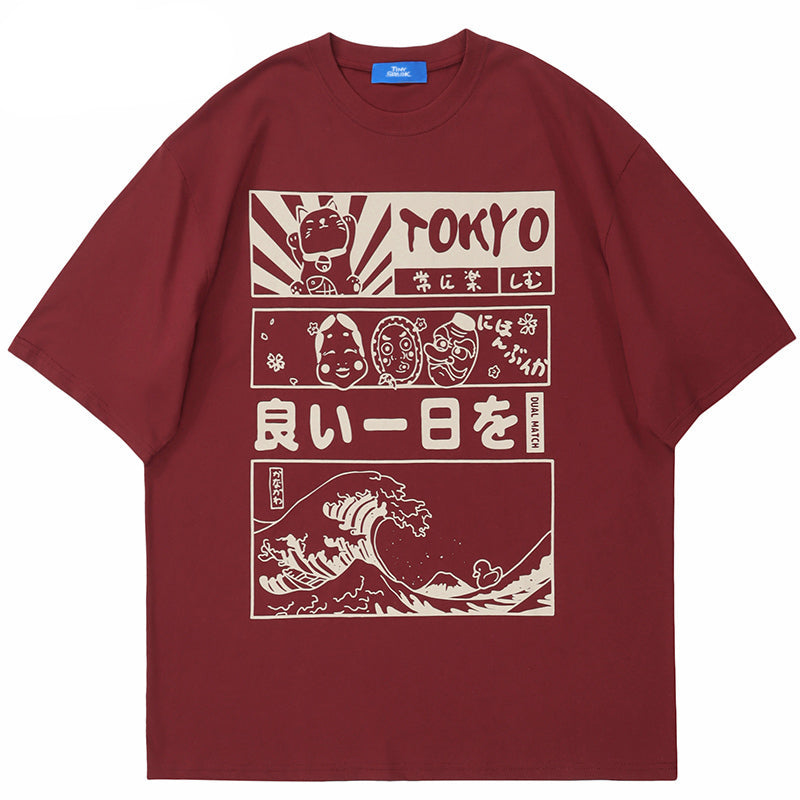 Y2K Print Shirt Cotton