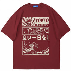 Y2K Print Shirt Cotton