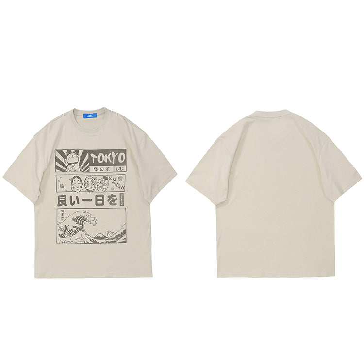 Y2K Print Shirt Cotton
