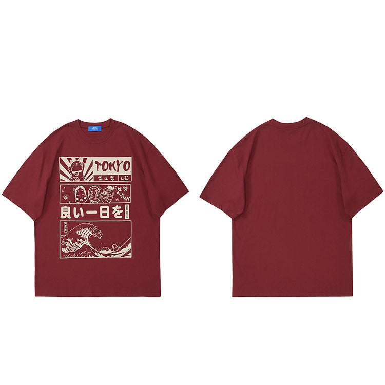 Y2K Print Shirt Cotton