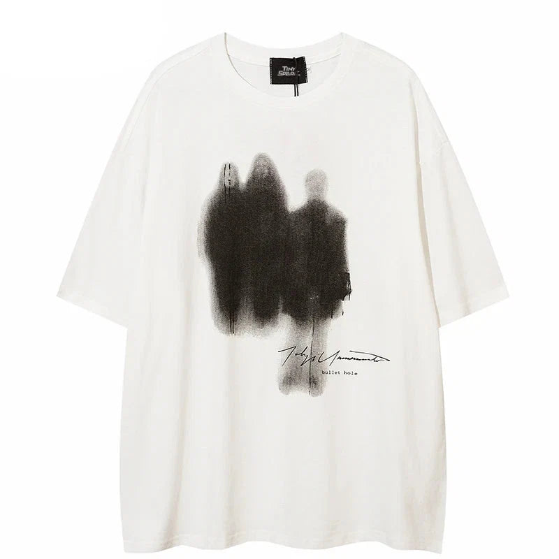 Y2K Shadow Graphic Tee