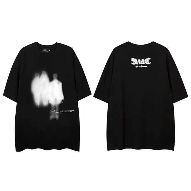 Y2K Shadow Graphic Tee