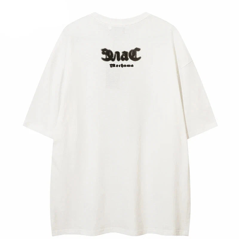 Y2K Shadow Graphic Tee
