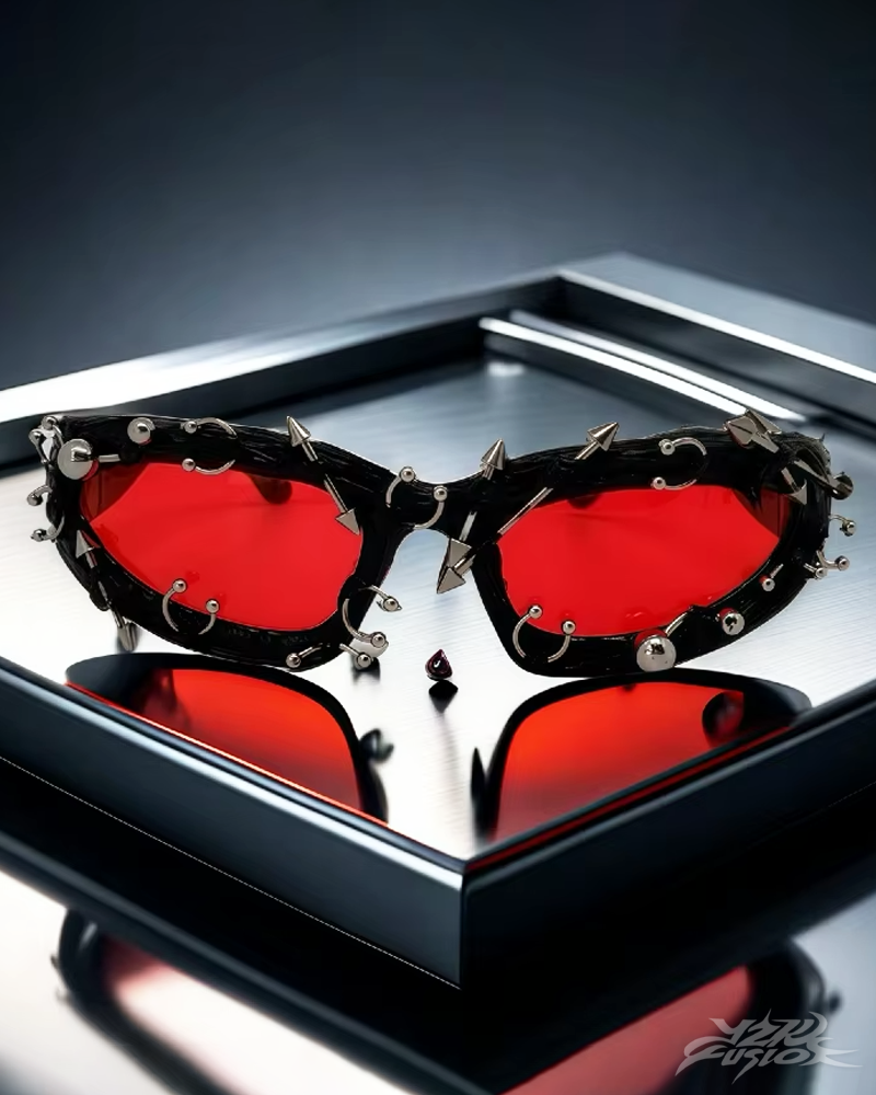 Y2K Sunglasses With Piercings