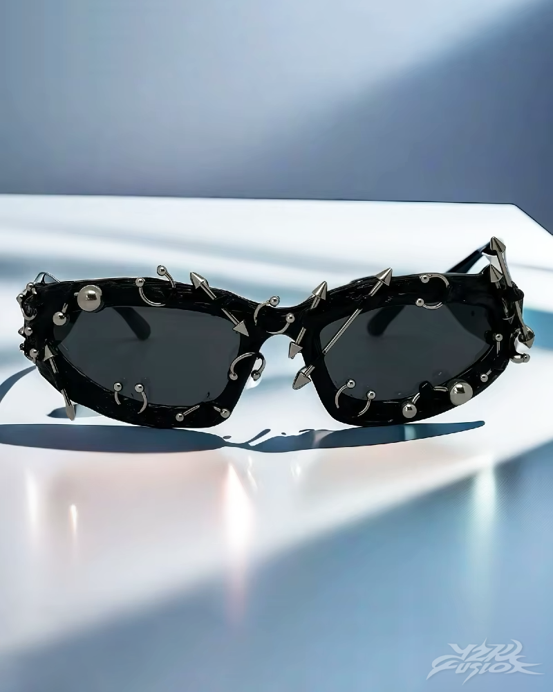Y2K Sunglasses With Piercings