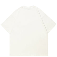 Y2K White Casual Graphic Shirt